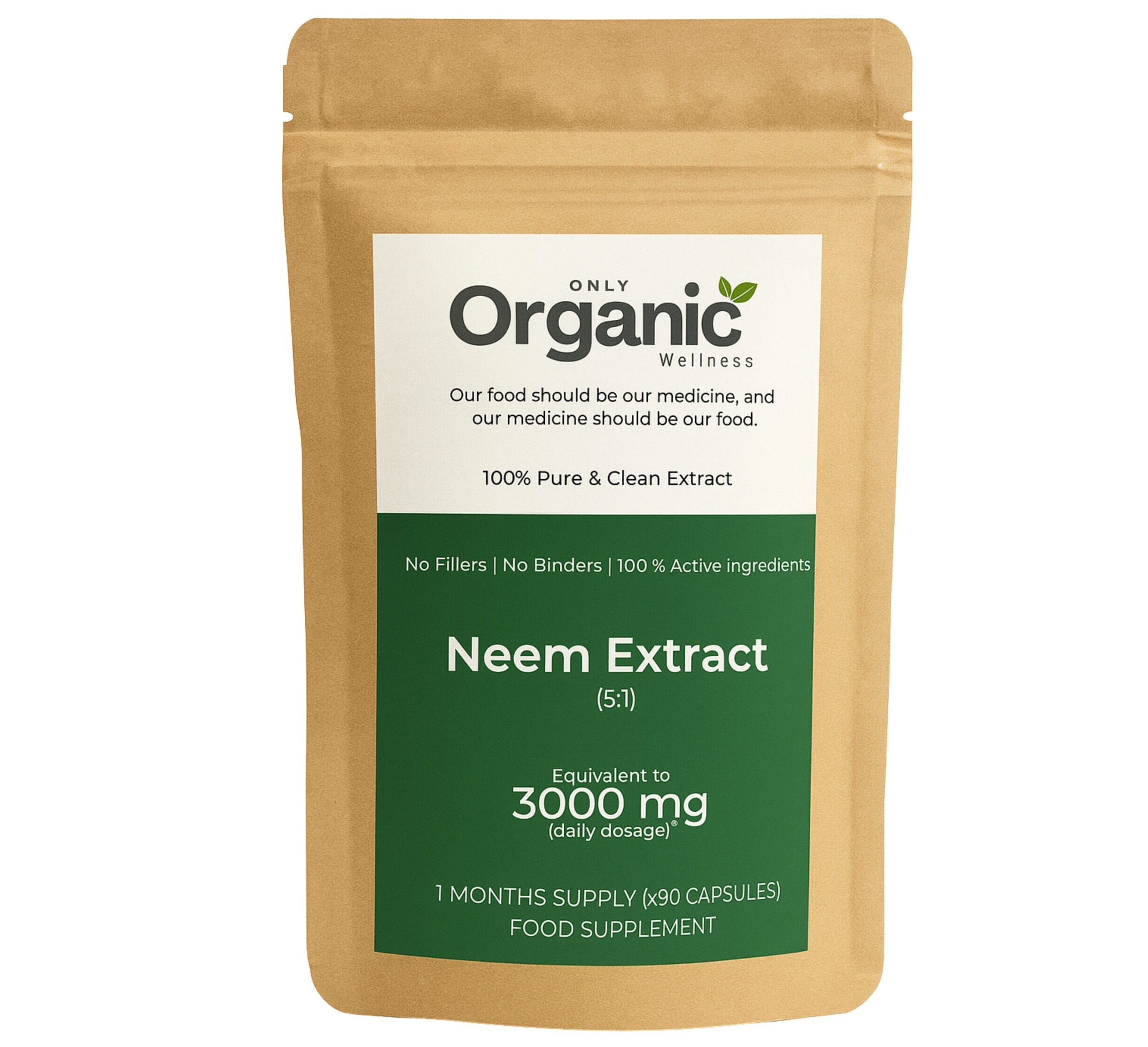 Neem extract capsules