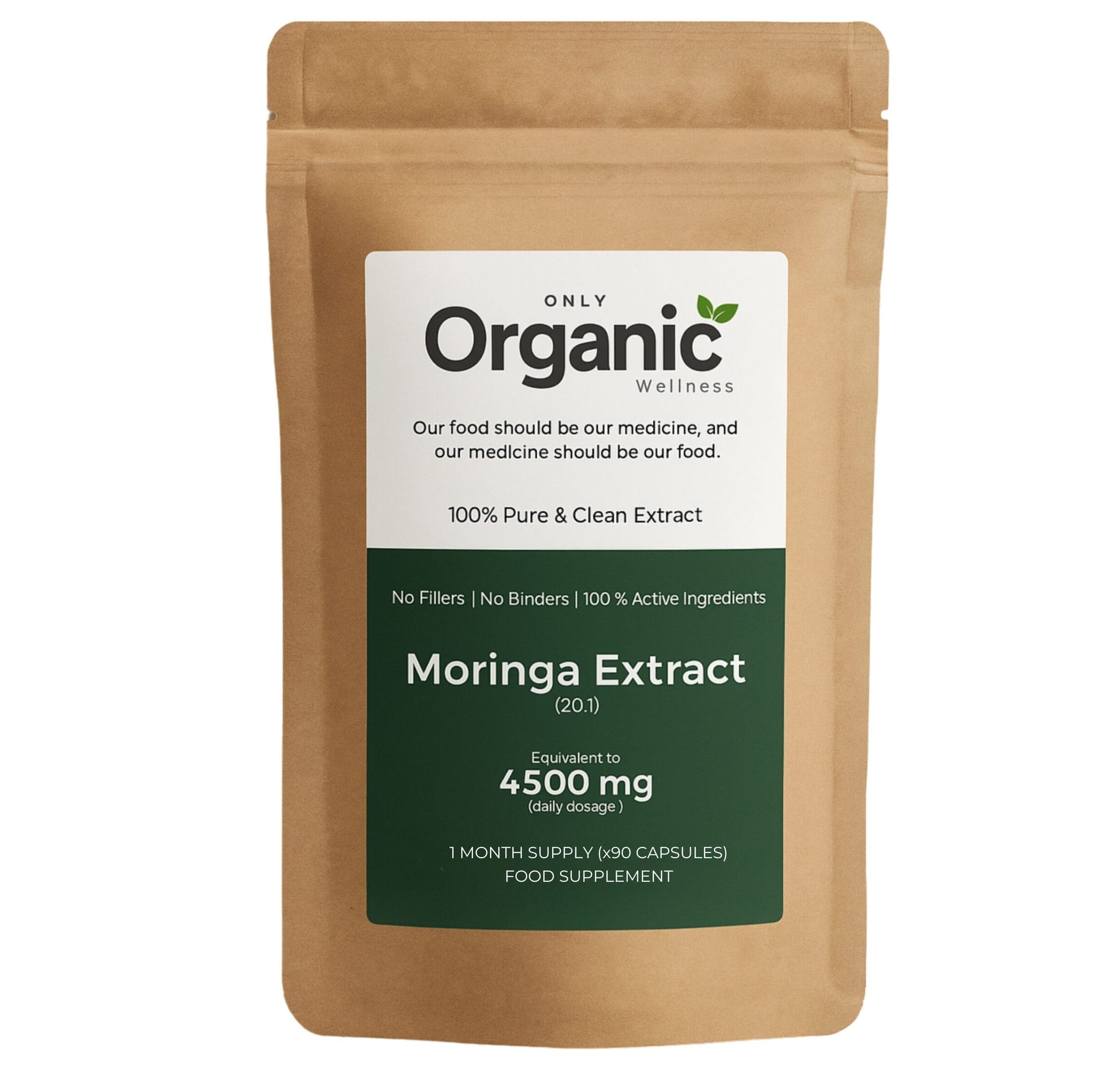 moringa capsules - organic